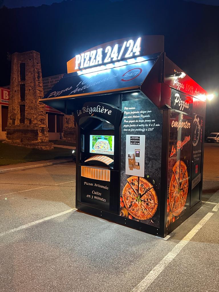 Kiosque pizza de nuit