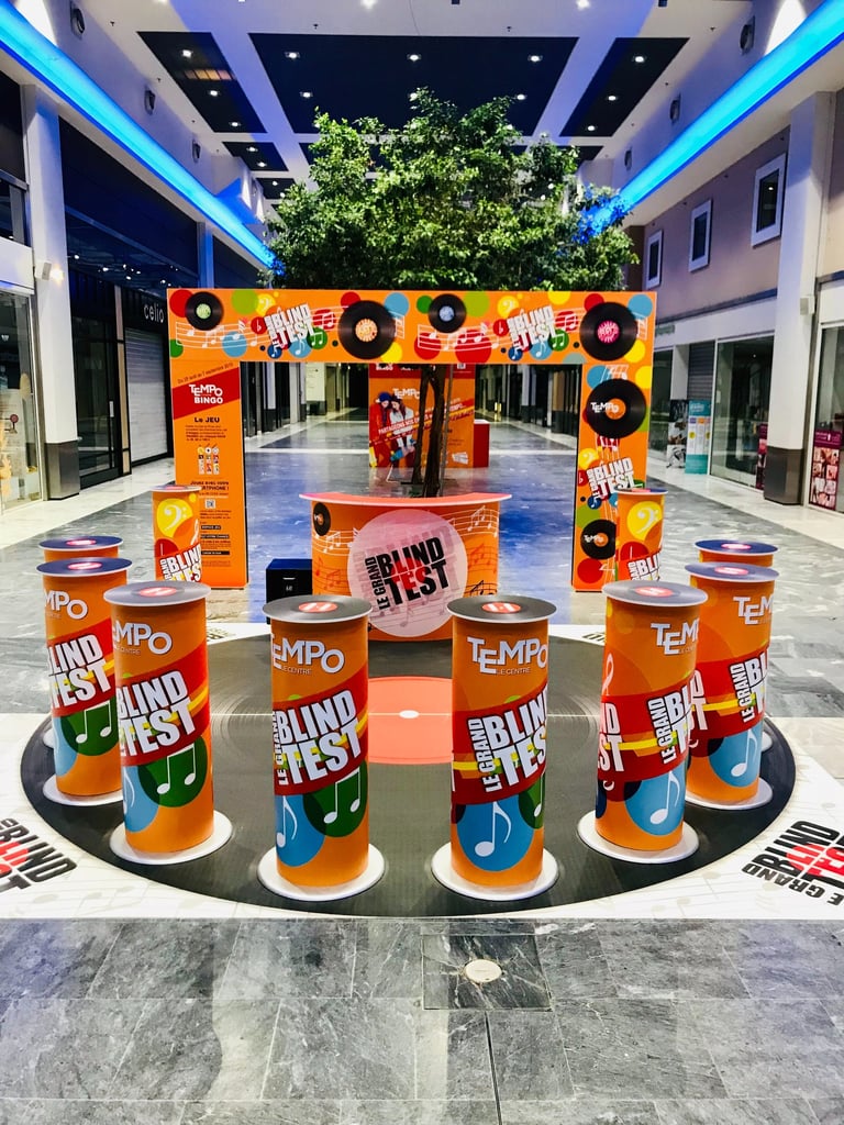 GRAND STAND JEU BLIND-TEST