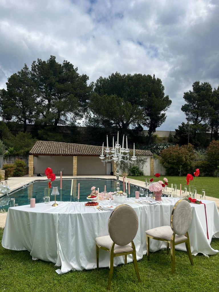 location de tables à Marseille