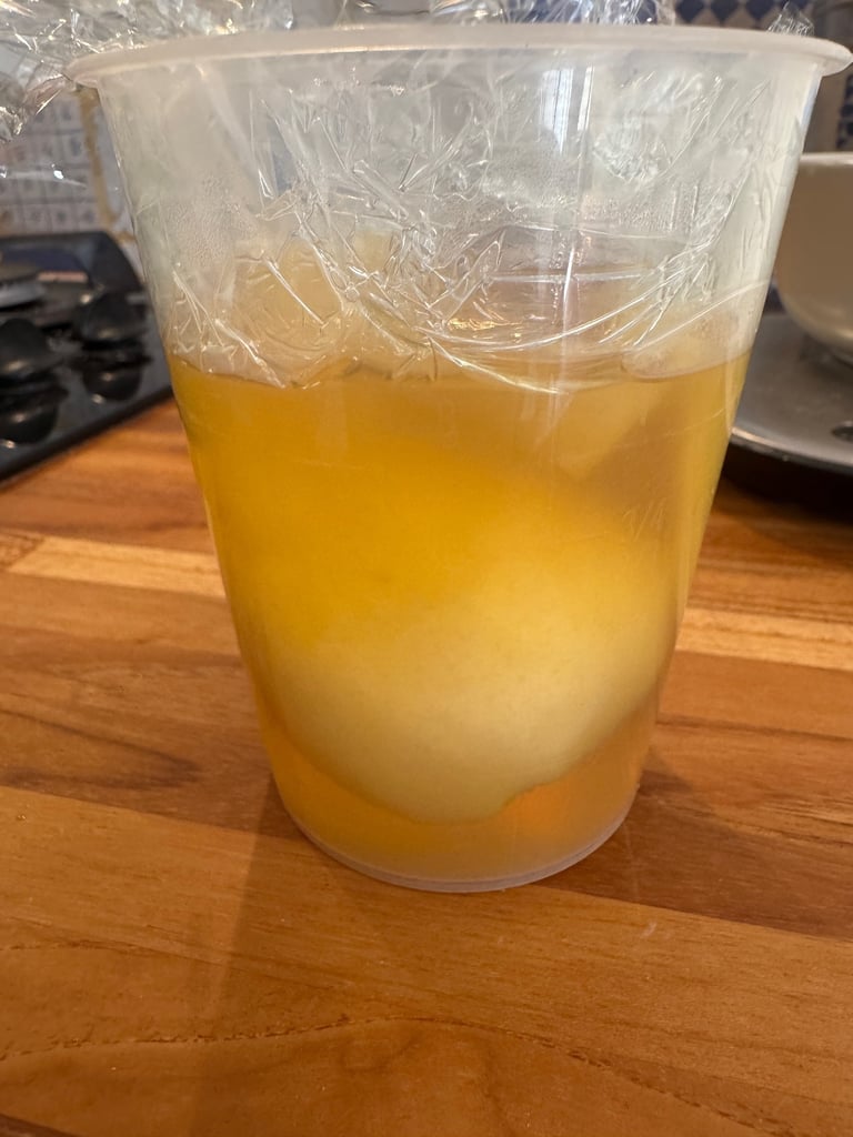 poire pochée à la verveine