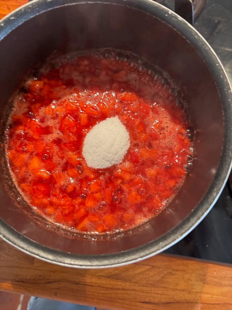 composée aux fraises