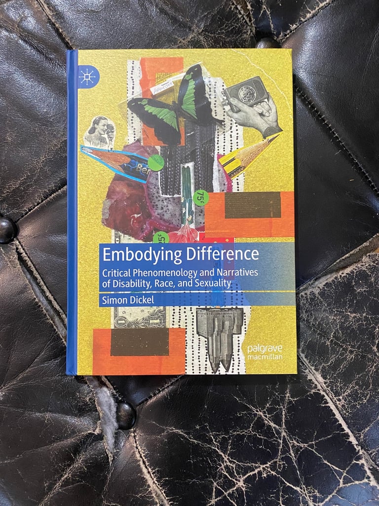 book cover collage art