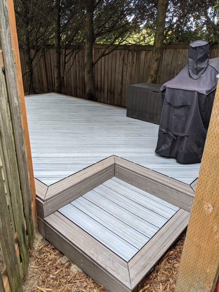 Trex composite decking