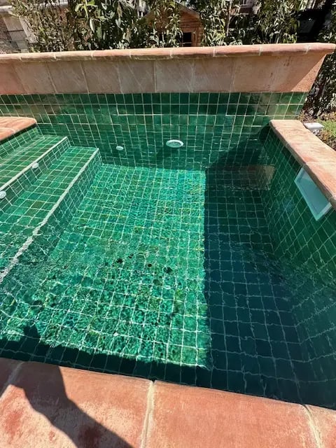 Zelliges emailles verts