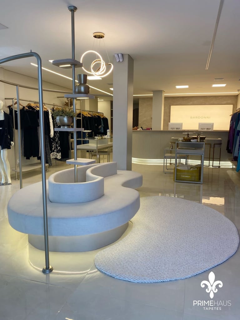 tapete em formato organico em sisal sintético na loja