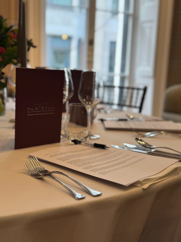 Formal wine tasting; posh wine tasting; sommelier experience 