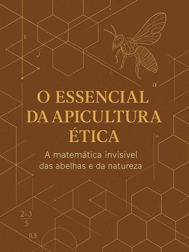 Capa do curso online O Essencial da Apicultura Ética com imagem de colmeias e abelhas
