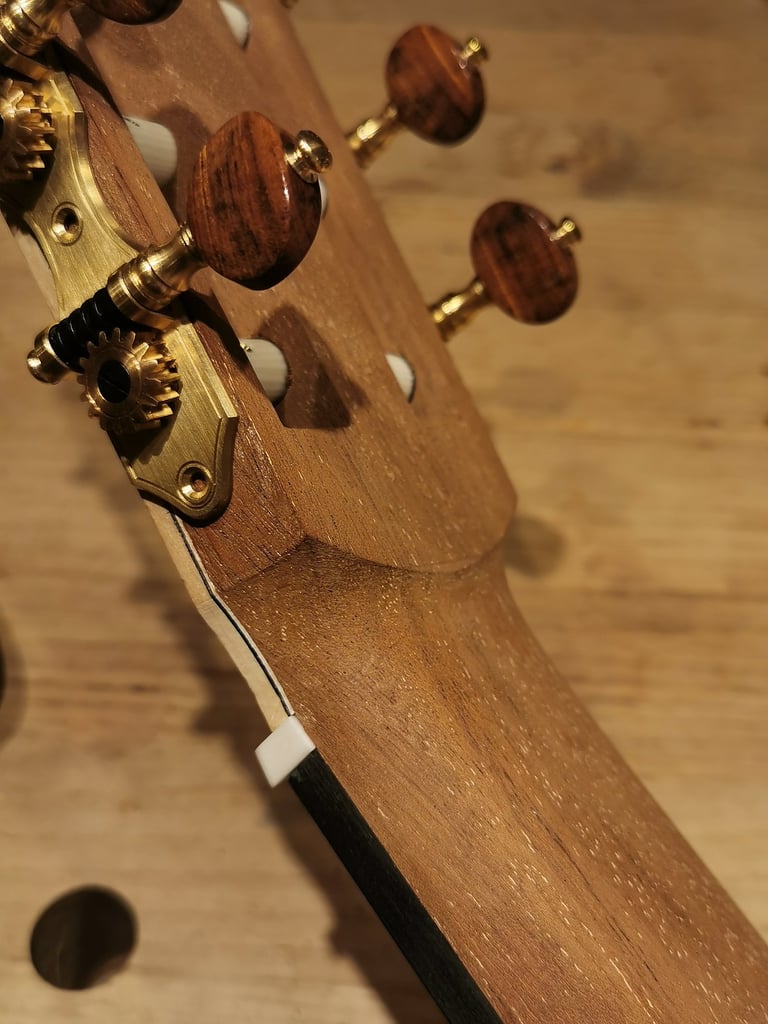 guitar head, sheller tuners