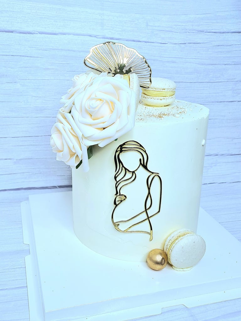 Layer cake, gâteau personnalisé pour baby shower à Grenoble