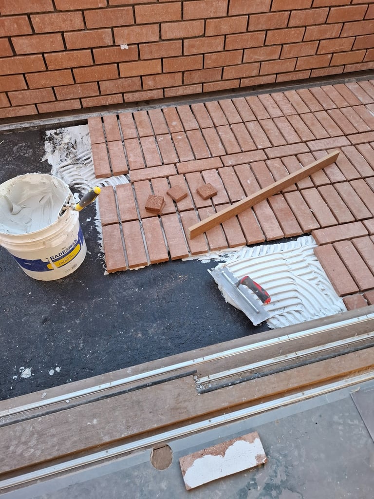break tiles 