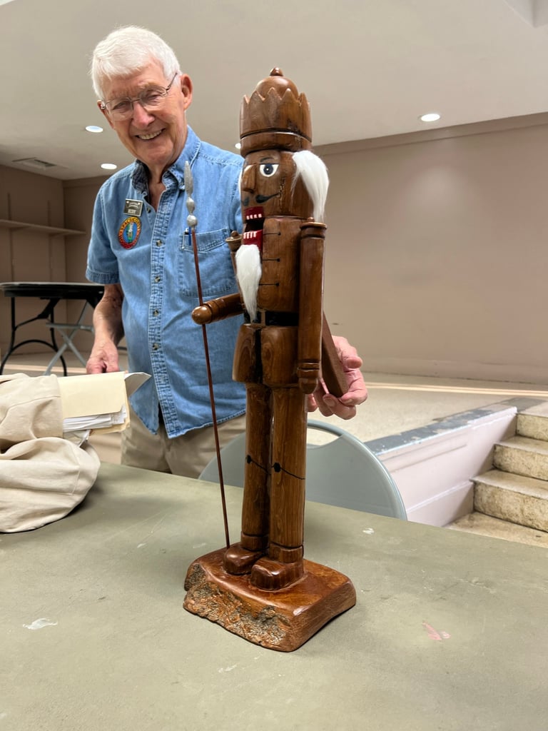 Nut cracker carved by Rudy Soltesz