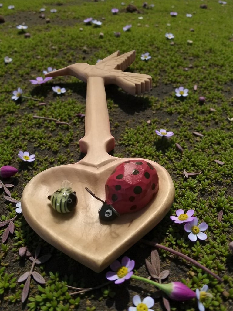 Rick Krusinski hand carved spoon 