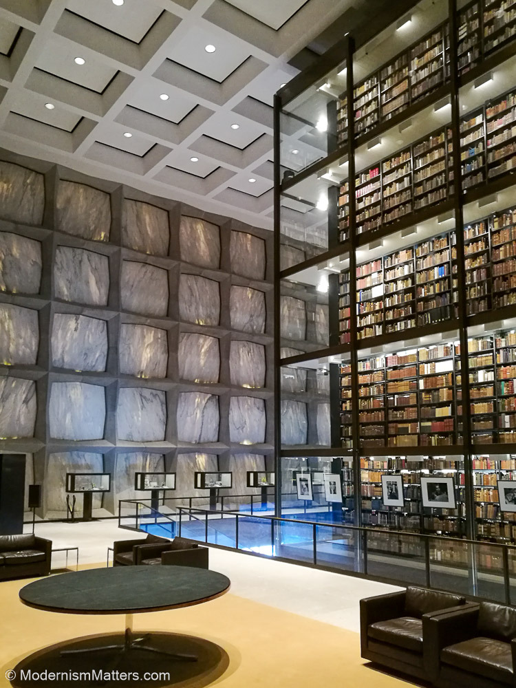 Beinecke Library (interior), Yale University ● New Haven, CT, USA ● Gordon Bunshaft - Skidmore, Owings & Merrill ● 1960-1963 