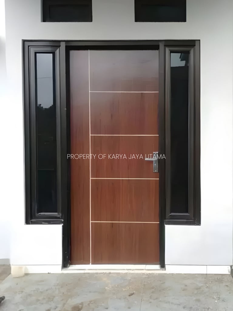 Pintu SWP lapis HPL untuk proyek rumah tinggal