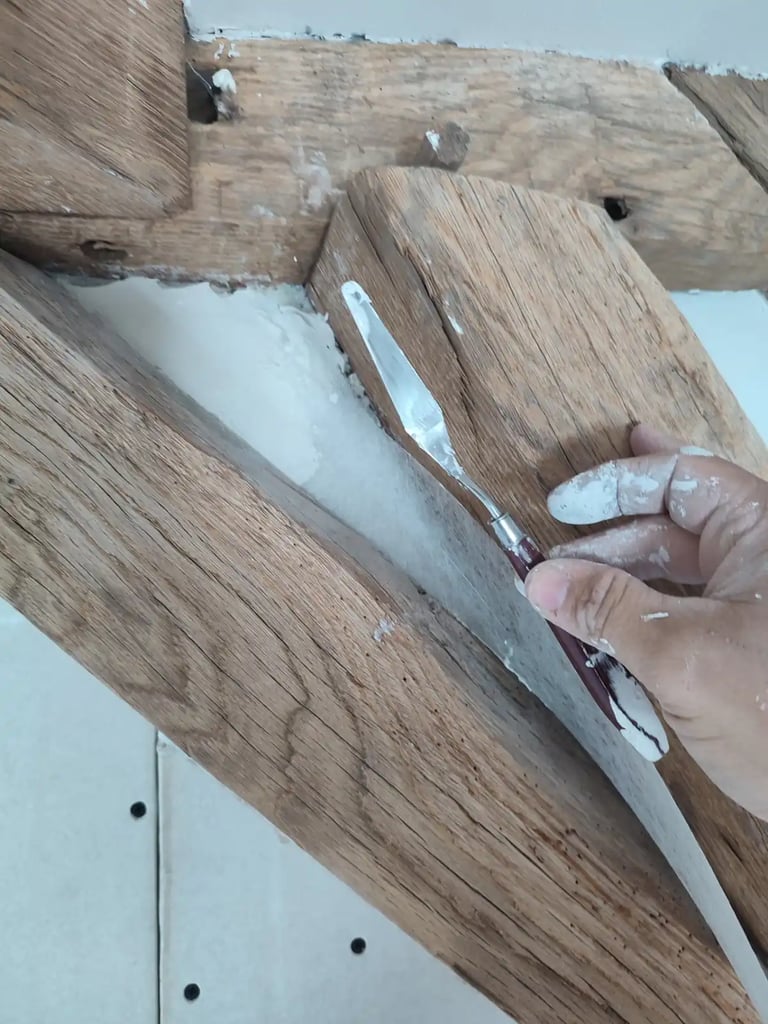 finition et rebouchage