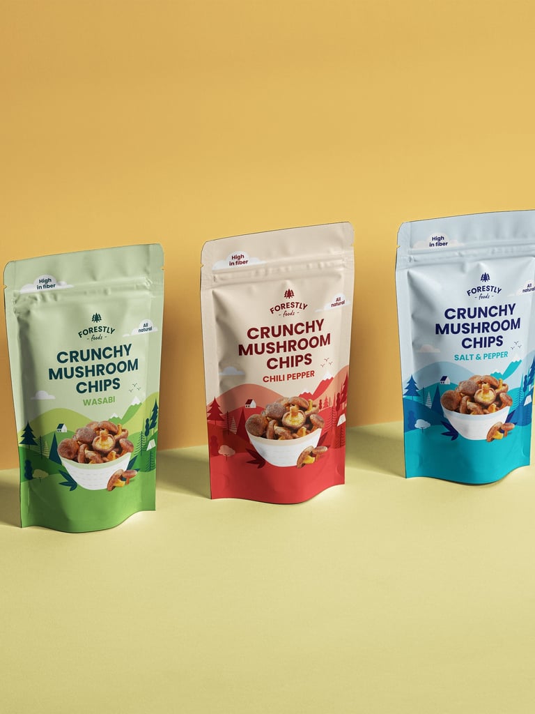 shiitake chips mushroom crisps vegan glutenfree snack