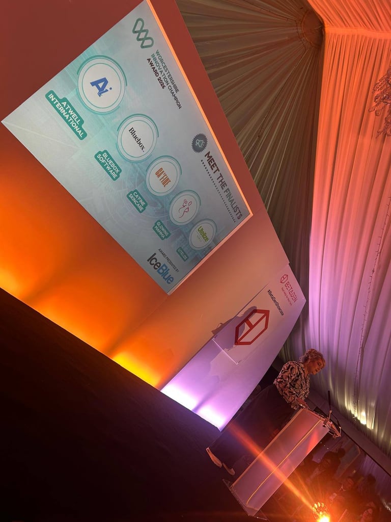 Worcestershire Innovation champion awards finalists logos