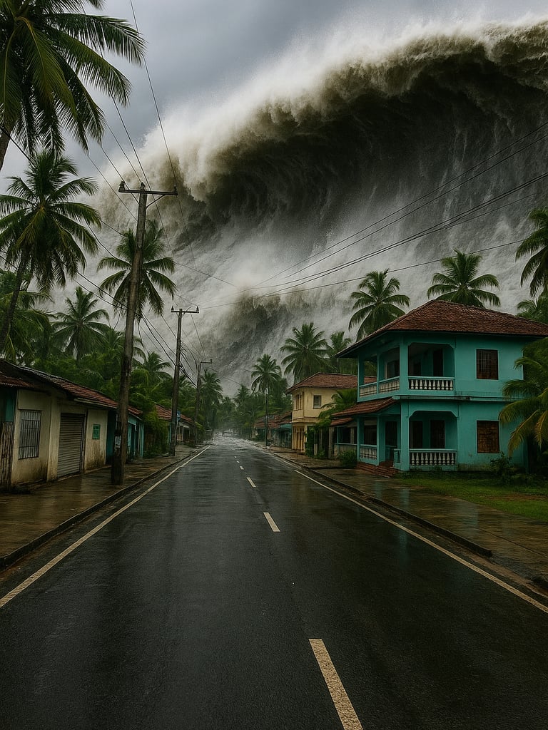 Illustration pour la journée mondiale de sensibilisation aux tsunamis