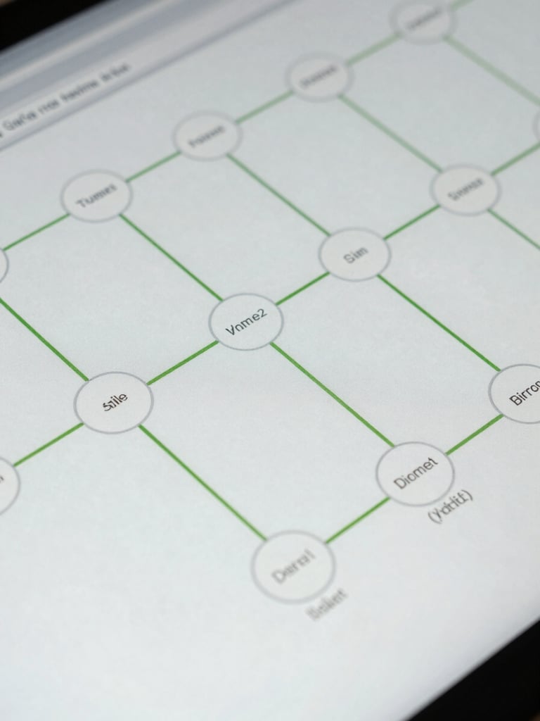 High-fidelity, cropped screenshot of a clean data pipeline schema, showing structured nodes and green active flow lines on a clinical light gray background, bright daylight, extreme close-up.