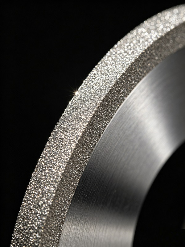 Electroplated diamond wheel for precision form and contour grinding of optical glass and ceramics