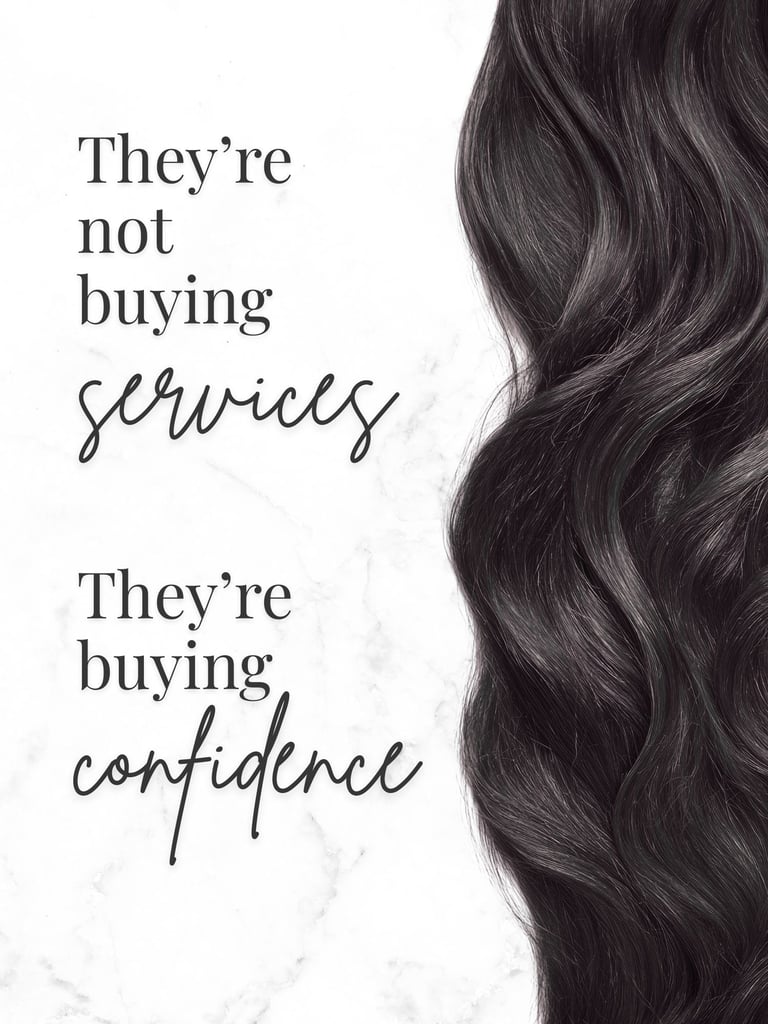 They’re not buying services. They’re buying confidence.