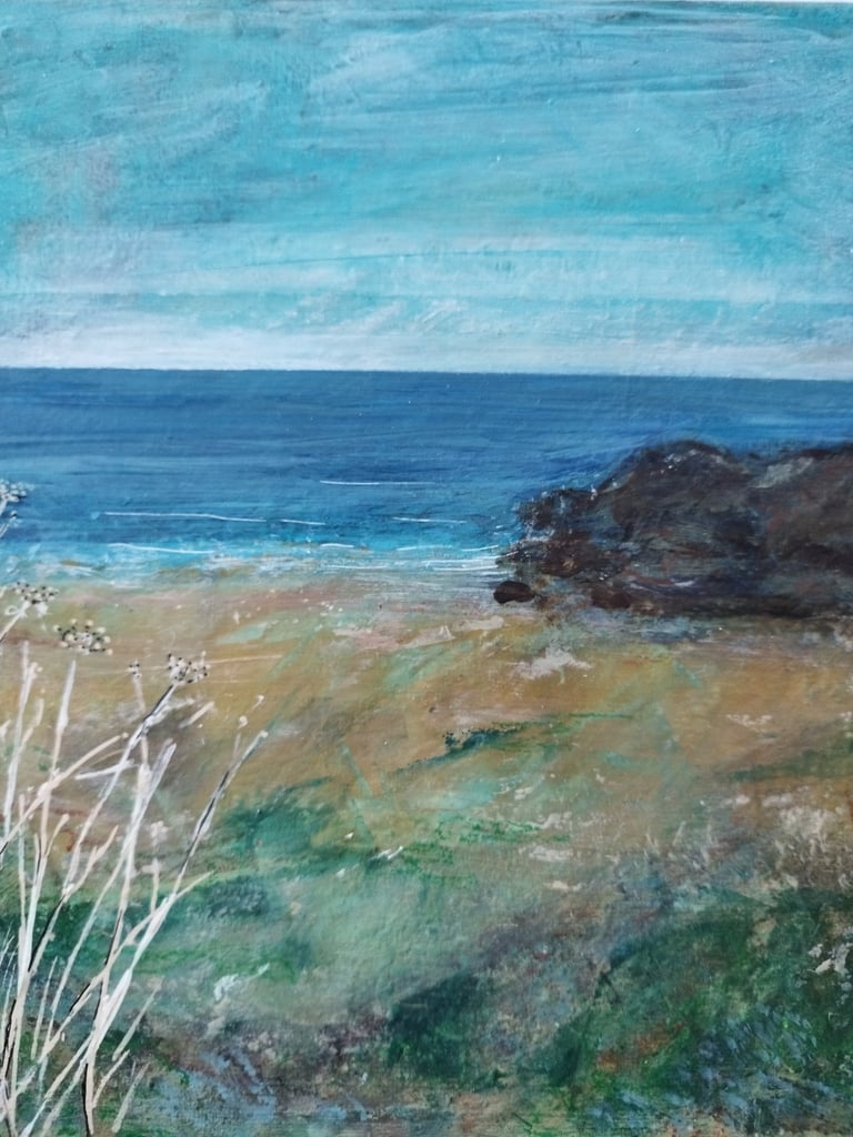 A Better Day, 30 x 30 cm, acrylic on wooden panel, £75