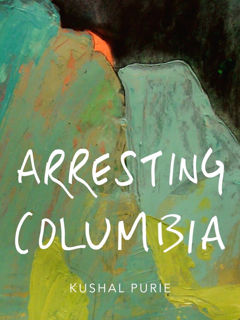 Arresting Columbia book cover with mountain painting