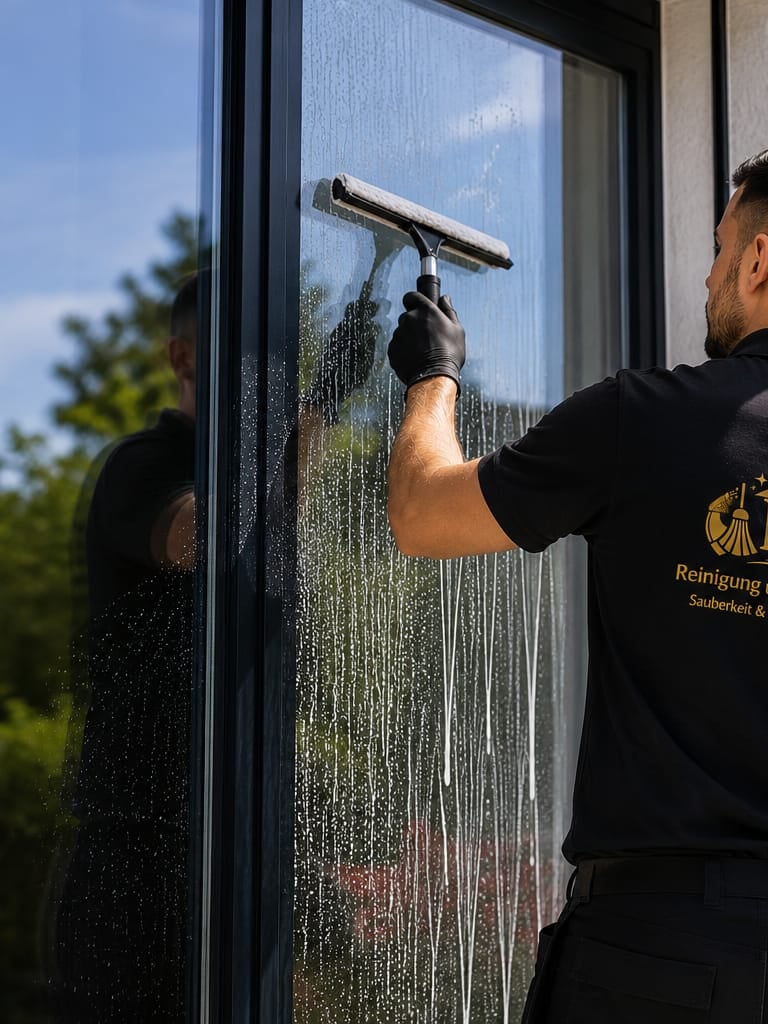 Professionelle Gebäudereinigung in Singen mit Fensterreinigung durch MP Reinigung und Gartenservice
