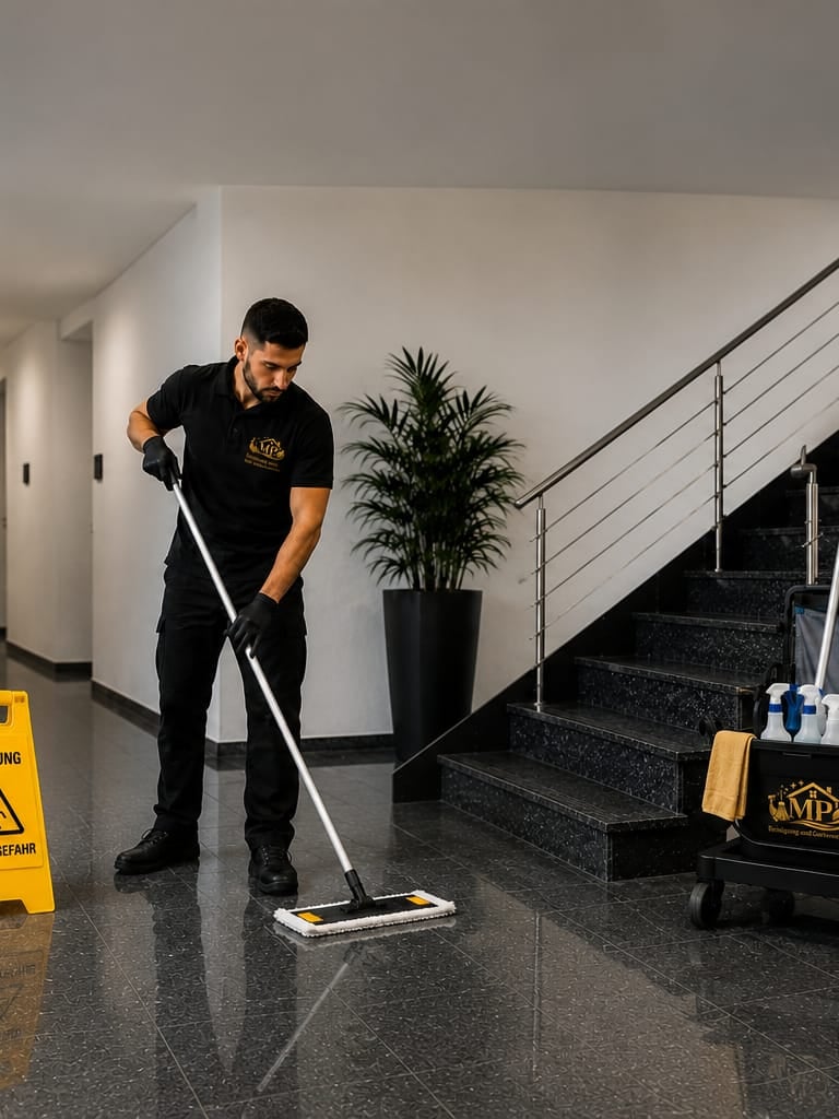 Treppenhausreinigung für Wohnanlagen in Singen.