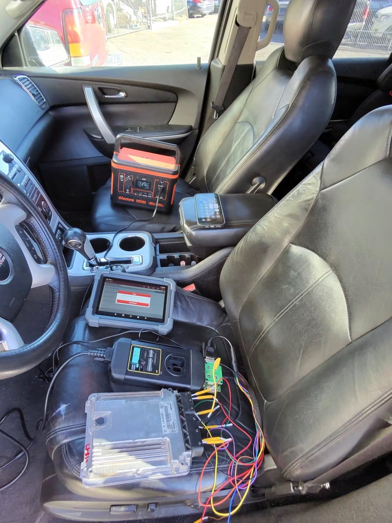 Ecu programation connected directly to the pins