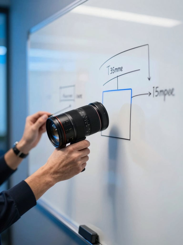 Collaborative technical planning on a physical whiteboard in a modern Tempe office, cool studio lighting, sharp shadows, 35mm lens.