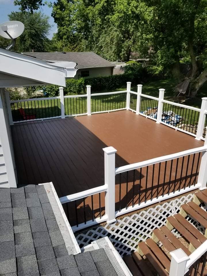 AG's General Contractor finished outdoor deck project