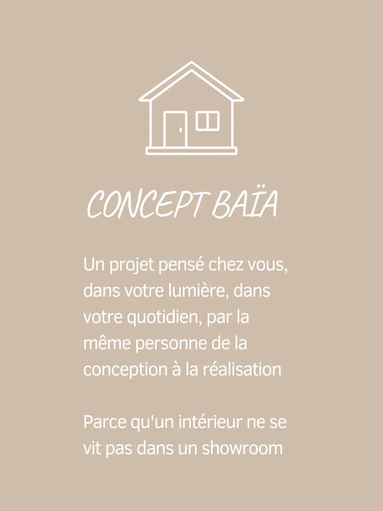 Concept Baïa Home à Caen – conception de cuisine et aménagement intérieur sur mesure à domicile