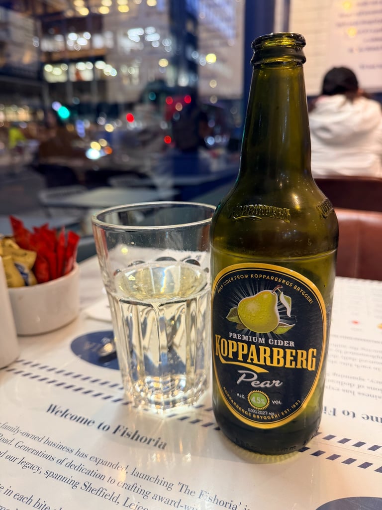 KOPPARBERG Pear Cider at FISHORIA, London, 2025