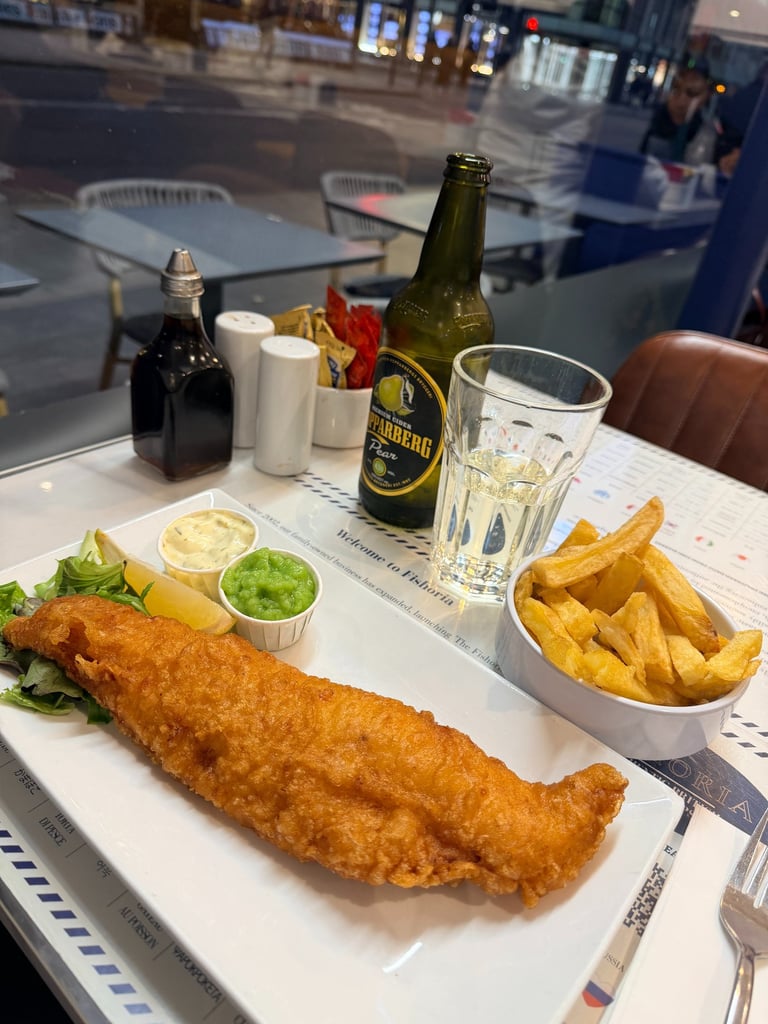 Fish and Chips from FISHORIA, London, 2025