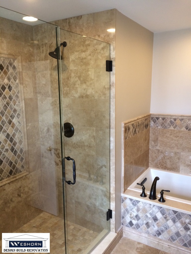 Master Bath remodeled in Palatine