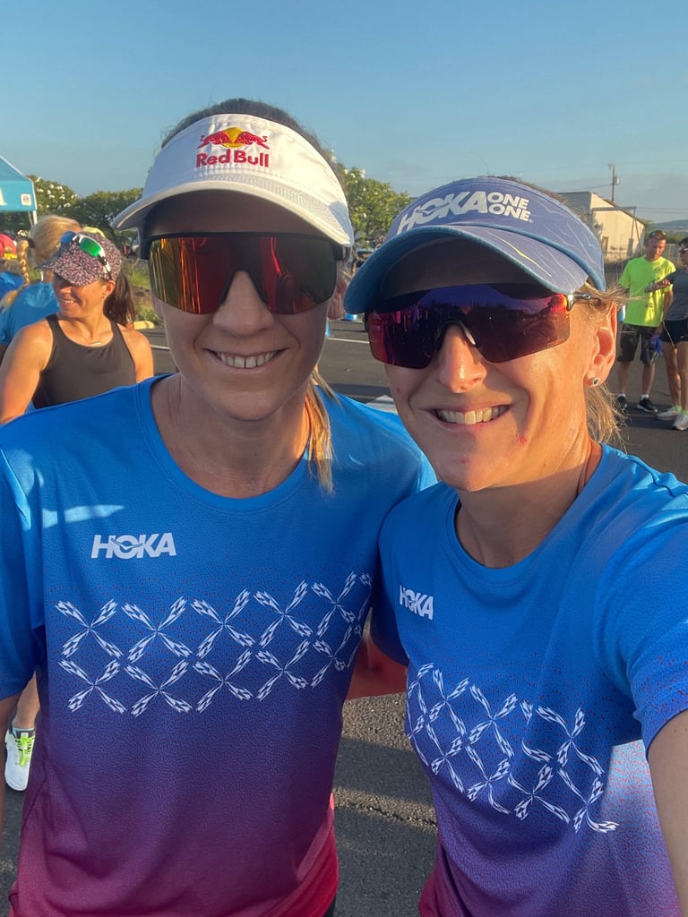 Daniela Ryf and Laura Siddall