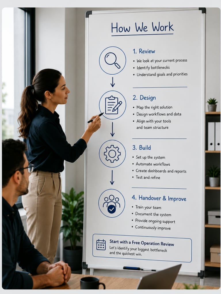 Clarivanta process for reviewing, designing, building and improving business systems
