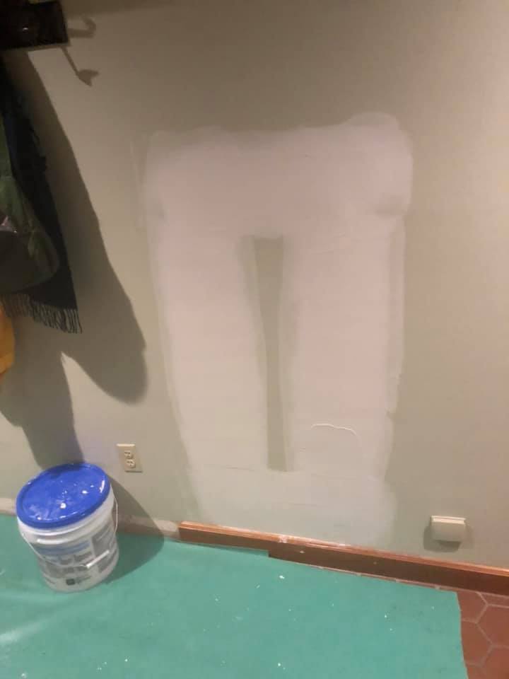  hole in drywall that is fixed