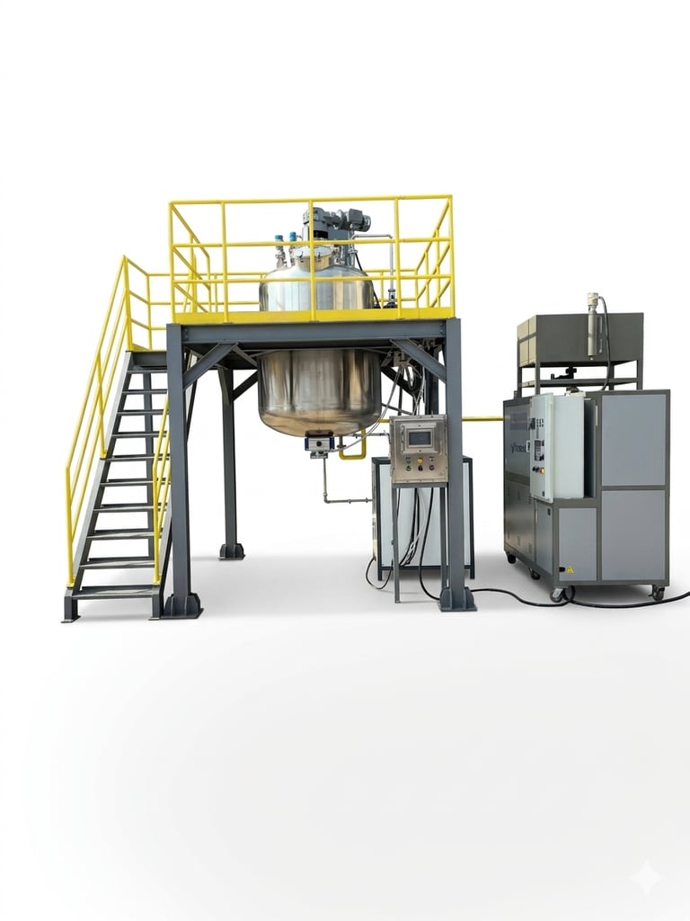 1000 Litrelik Solvent Arıtma Makinesi