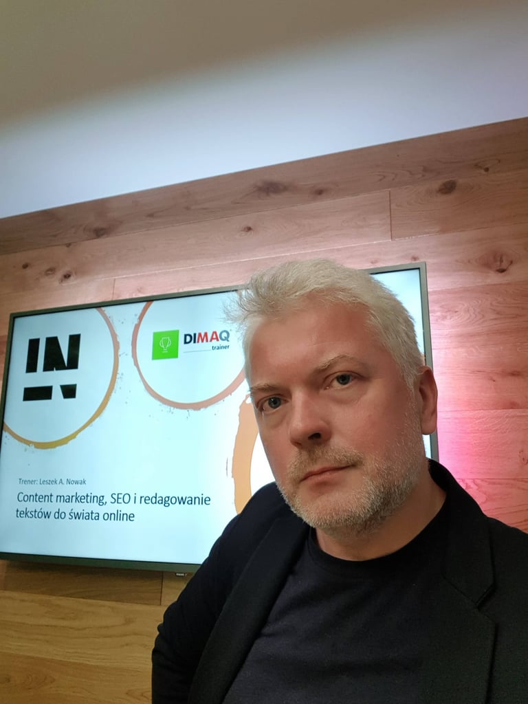 Marketing treści (Content Marketing) i Webwriting - szkolenie od Leszka Nowaka