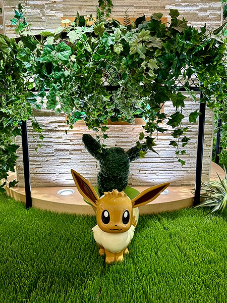 Statue Evoli au Pokemon center de Sunshine CIty à Ikebukuro