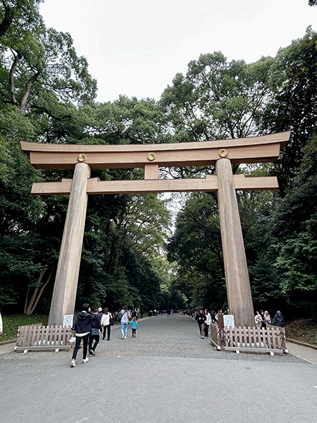 Entrée du temple Meiji-jinu