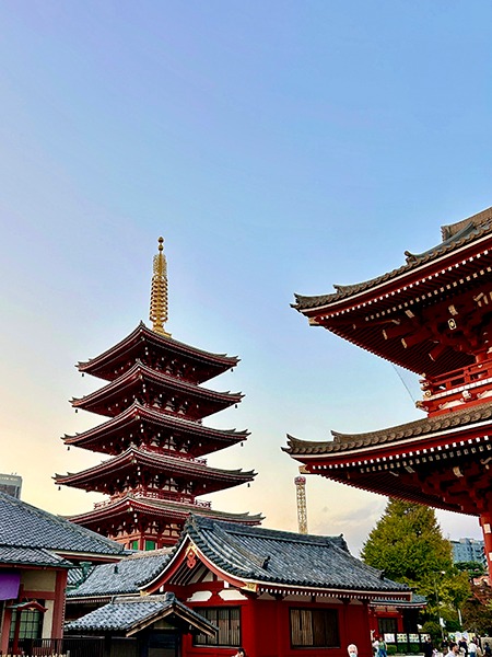 Pagode à 5 étages au temple Sensō-ji
