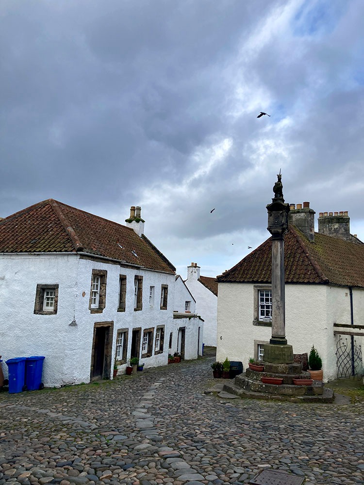 La place Mercant Cross à Culross