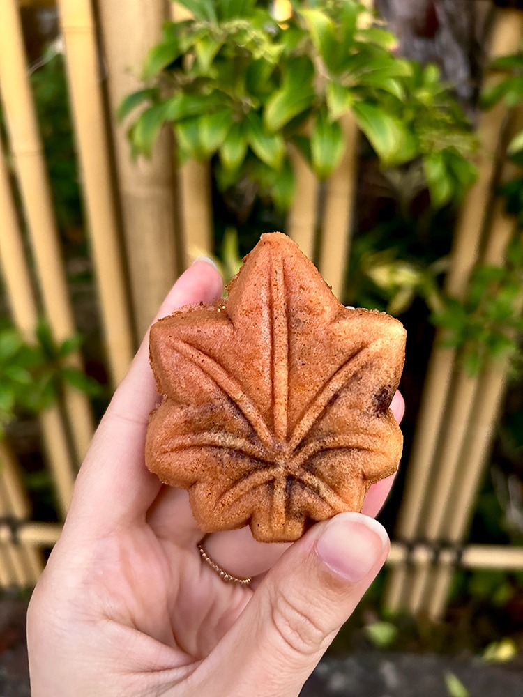 Momiji manjû, patisserie traditionelle de l'ile de Miyajima