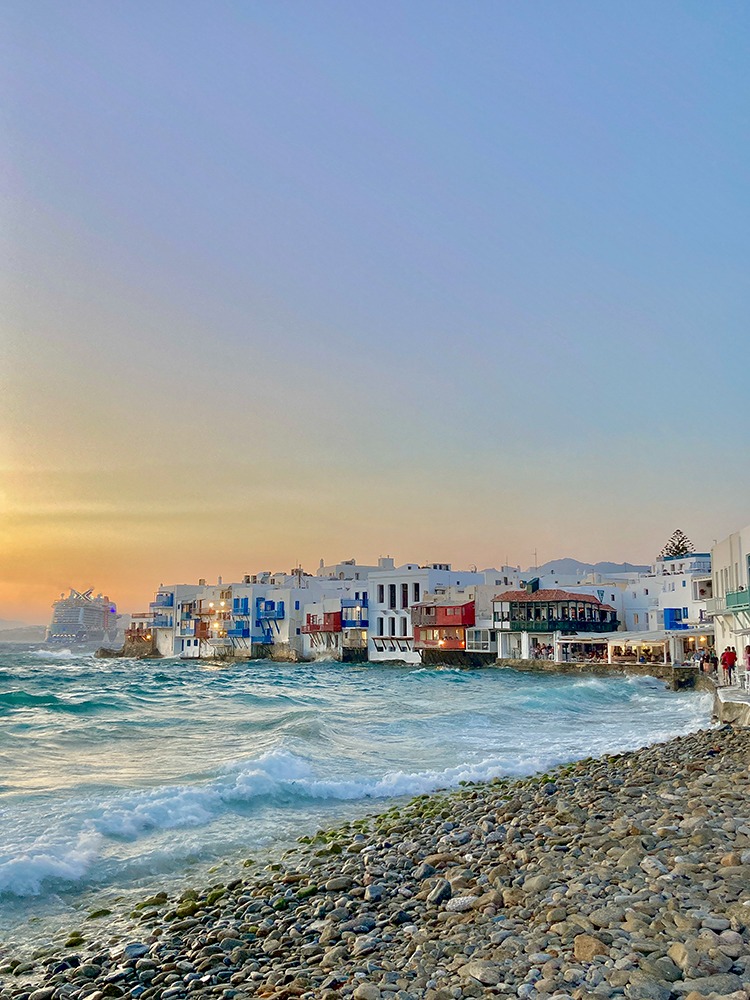 Le petit quartier de Little Venice à Mykonos
