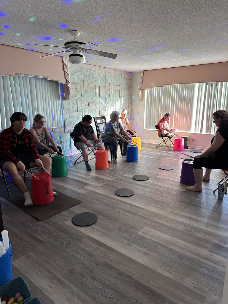 Bucket drum workshop