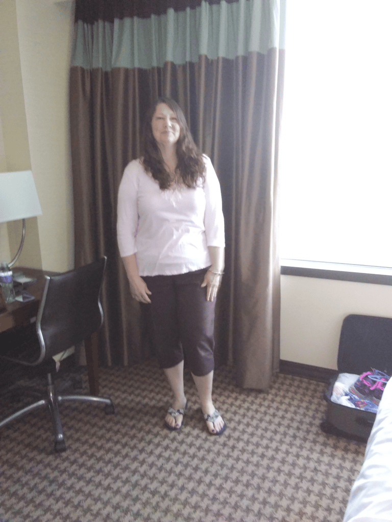 Me before receiving coaching for weight loss, health and nutrition, and fitness.