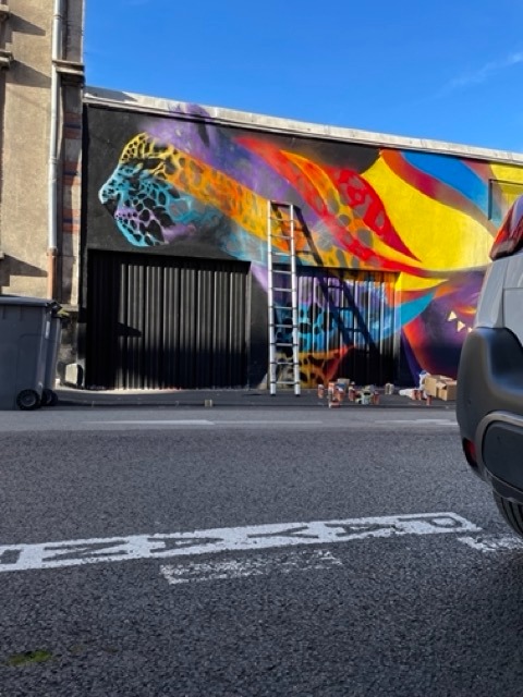 une fresque en cour de création